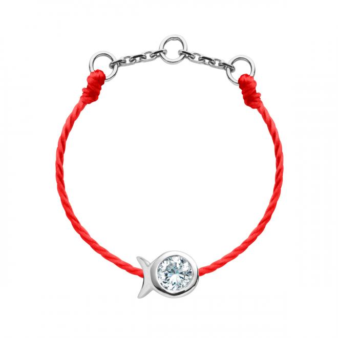 Redline Jewerly - Mini Pure - String Bracelet For Women with 0.05 