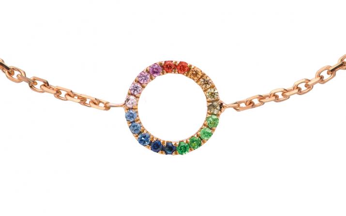 rainbow chain bracelet