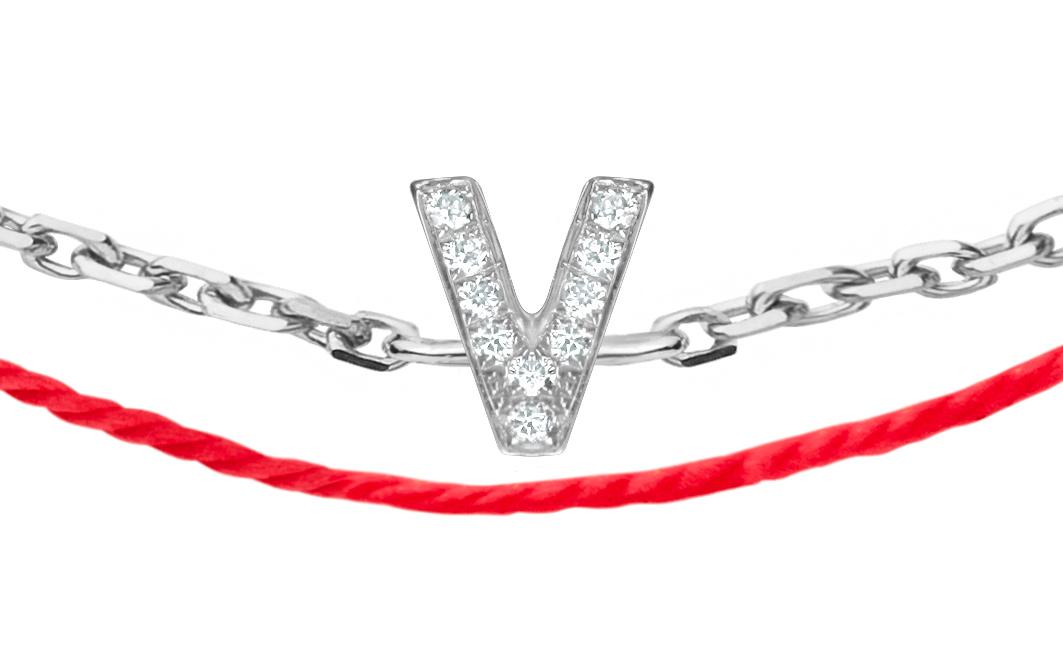 Louis Vuitton V Essential V Necklace 2019 Ss, Silver, *Contact Required*